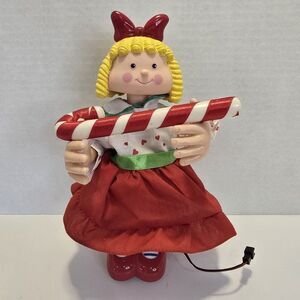 1994 Mr.‎ Christmas Santa's Tree Trimmers Animated Ladder Replacement Part Girl